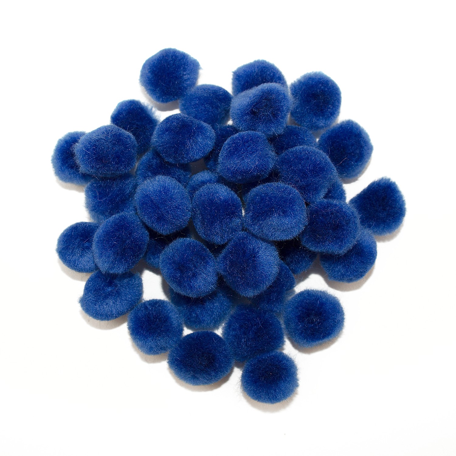 0 5 Inch Royal Blue Tiny Craft Pom Poms 100 Pieces Ebay