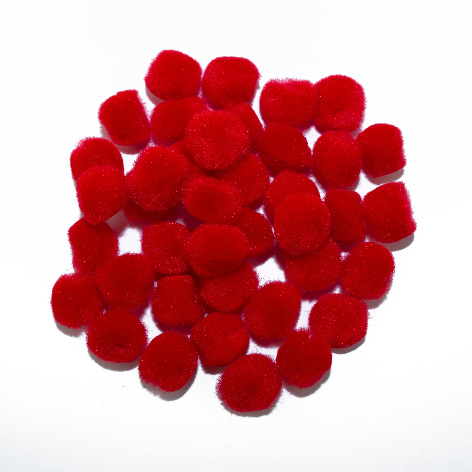 05 Inch Red Tiny Craft Pom Poms 100 Pieces 607963373013 Ebay 0969