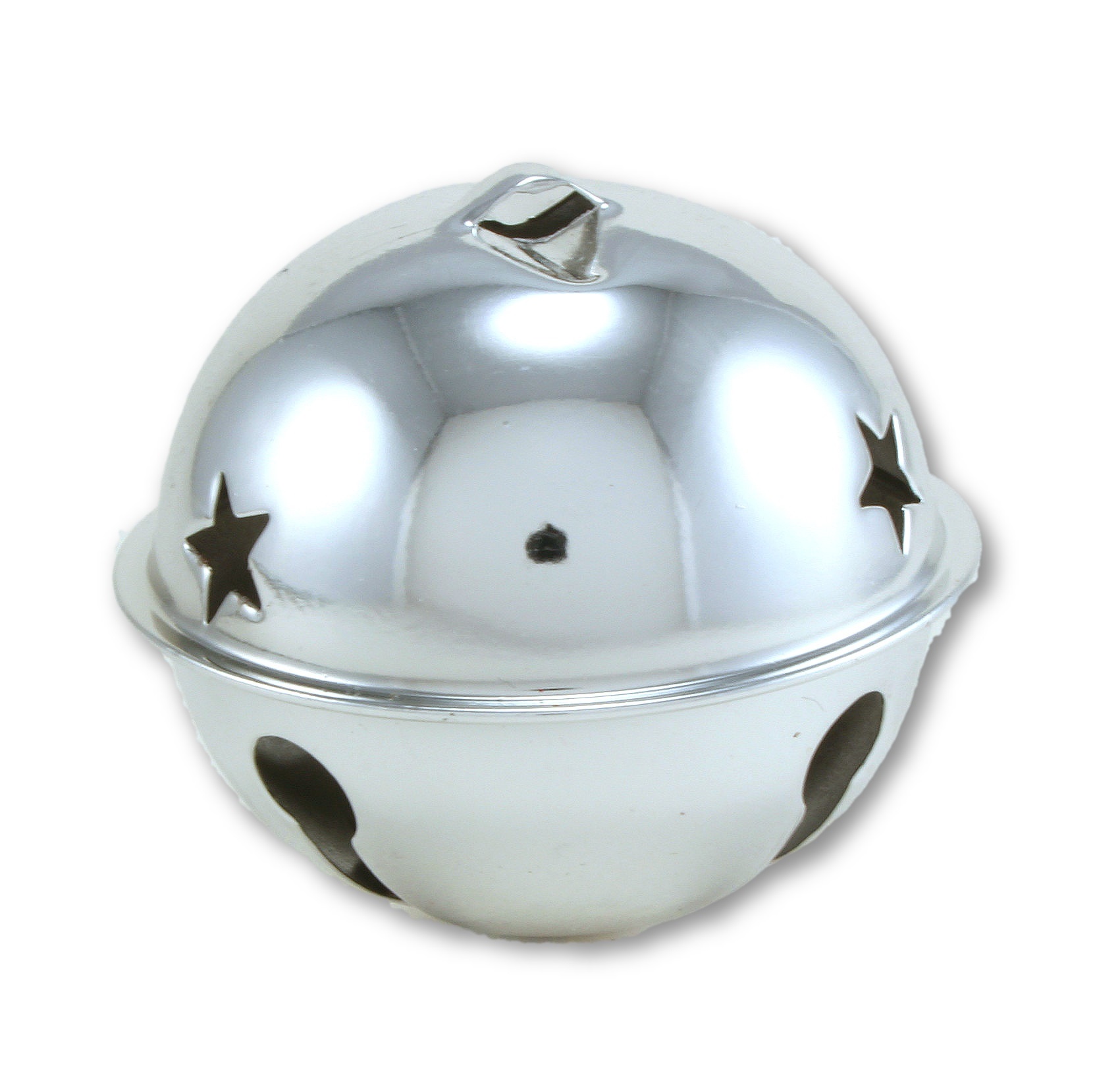 Large Craft Jingle Bell w// Star Cutouts ~ 4 Colors Available 2.5/" One 65mm