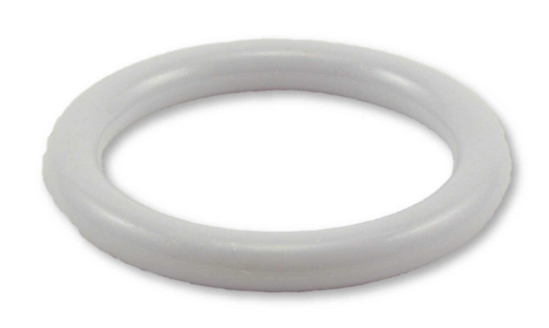 3 inch White Plastic Acrylic Rings 5/16 inch Thick 12 Pieces