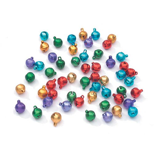 multi colored jingle bells