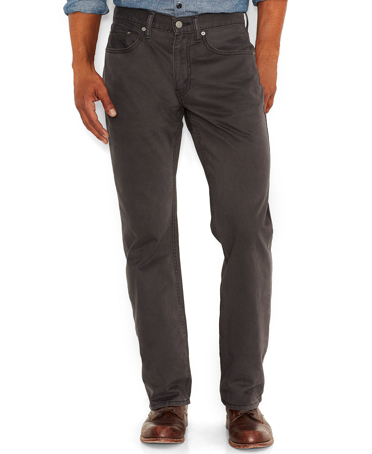 Levi's Men's Big and Tall Relaxed Straight-Fit Jeans (Graphite Twill ...