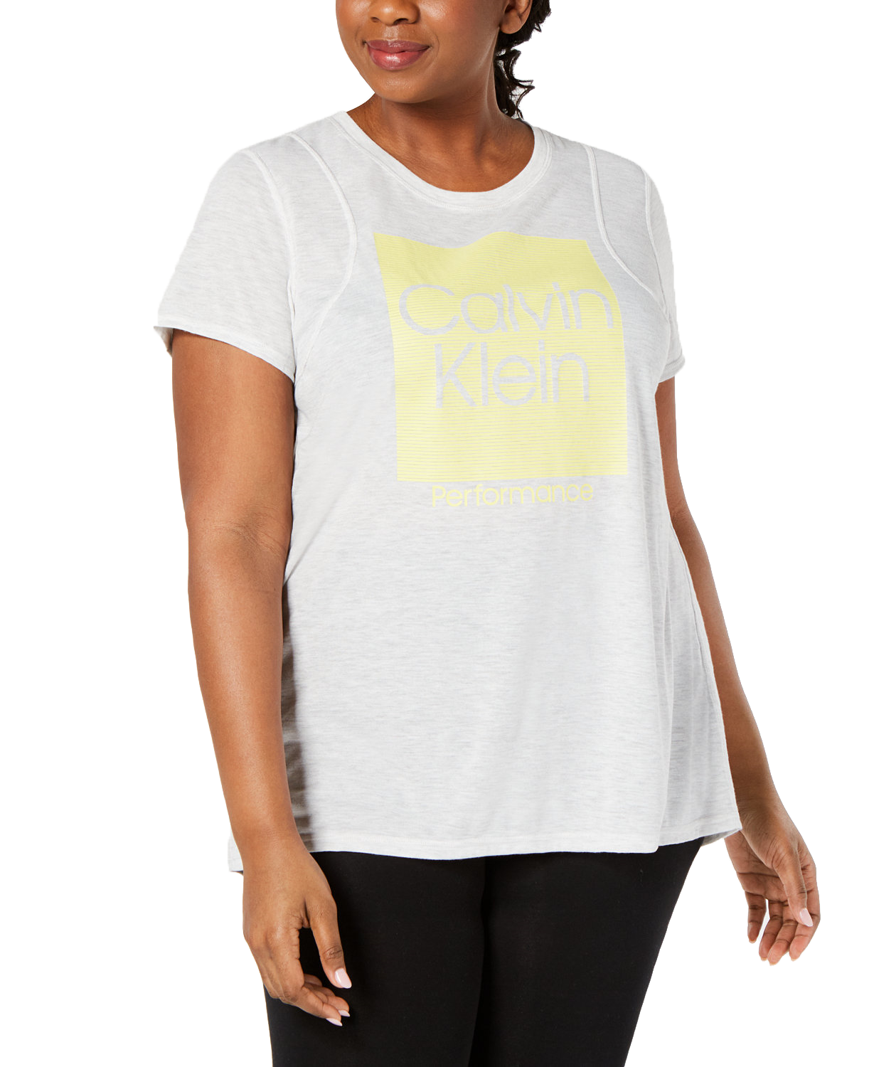 plus size calvin klein t shirt
