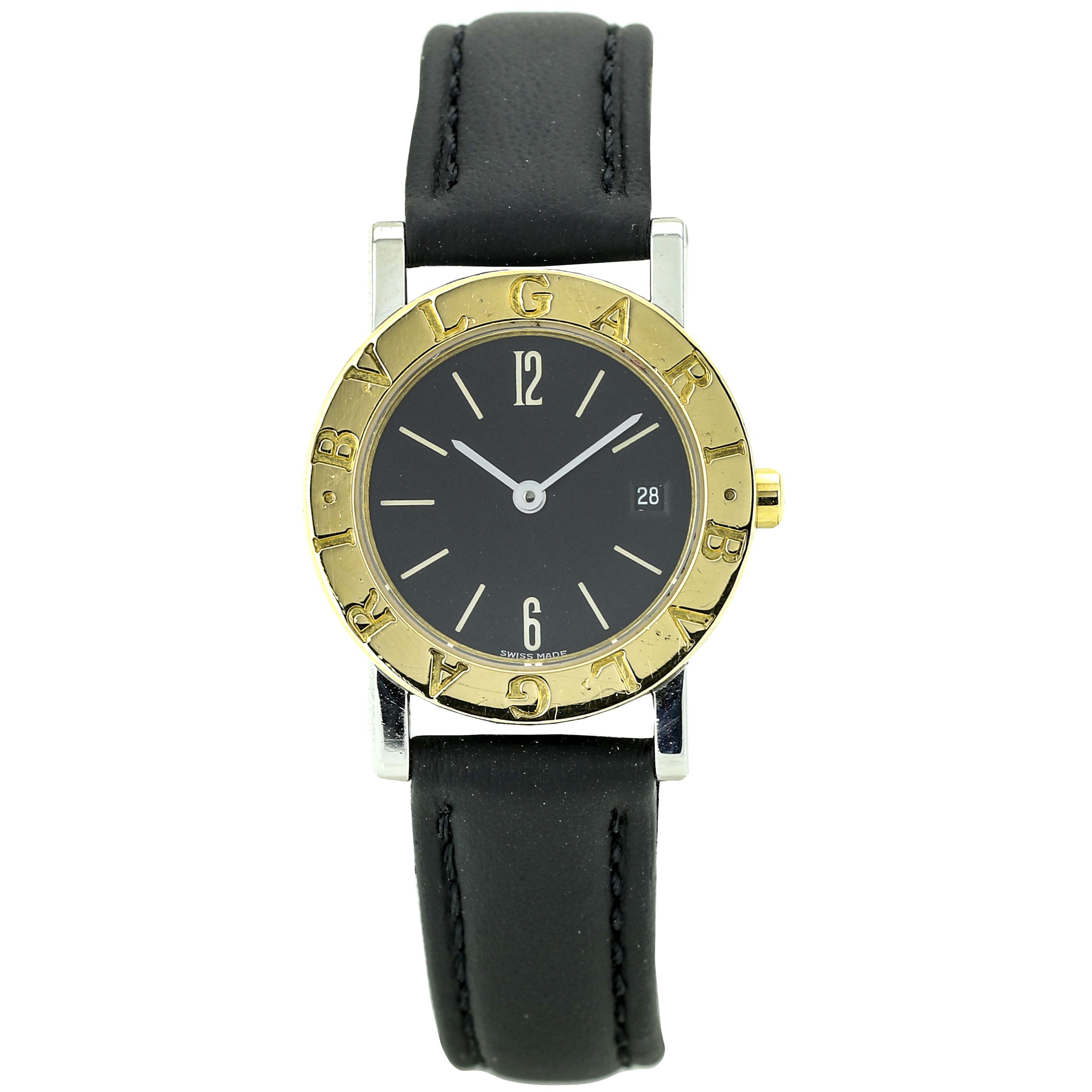 Bulgari Bulgari Women's Two-Tone Quartz Watch Stainless Steel 18k Gold ...