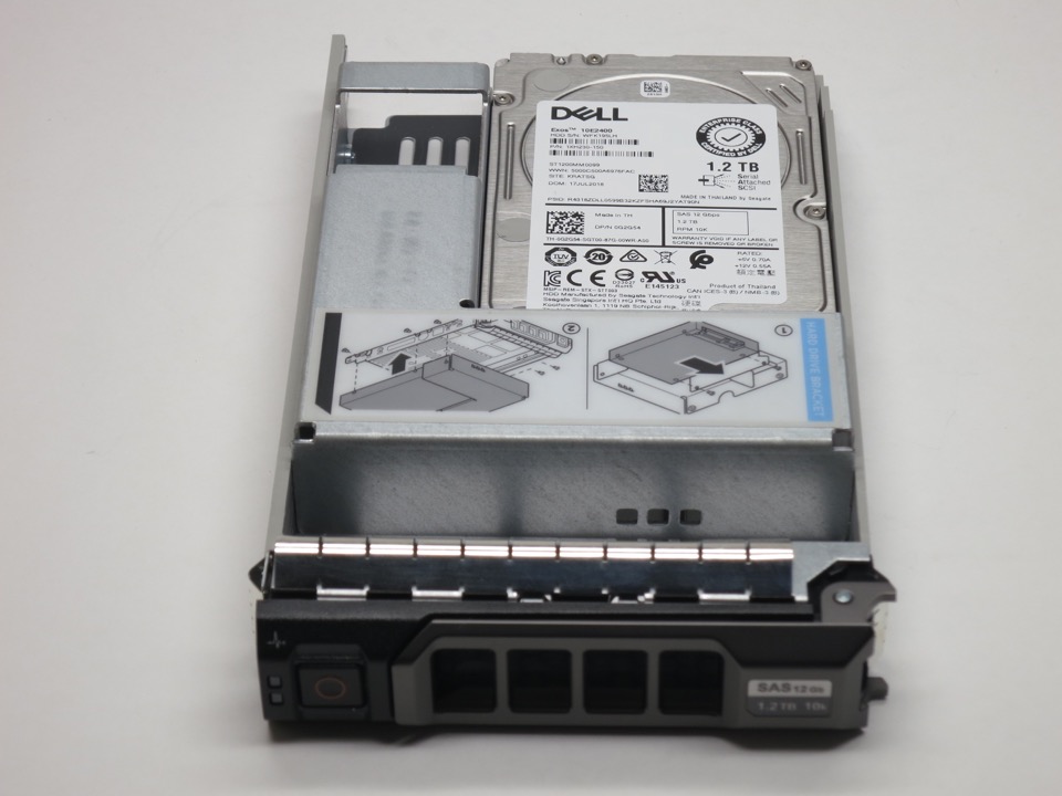 400-AVPG DELL 1.2TB 10K SAS 2.5/" 12Gb HDD KIT FOR R640 R740 R740XD R940 C6420 FS