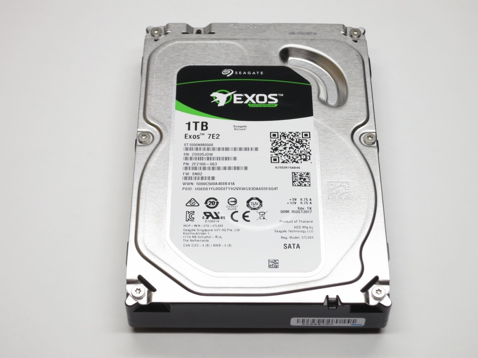 ST1000NM0008 SEAGATE 1TB 7.2K SATA 3.5" 6Gb/s HDD EXOS 128MB 512n NOB ...