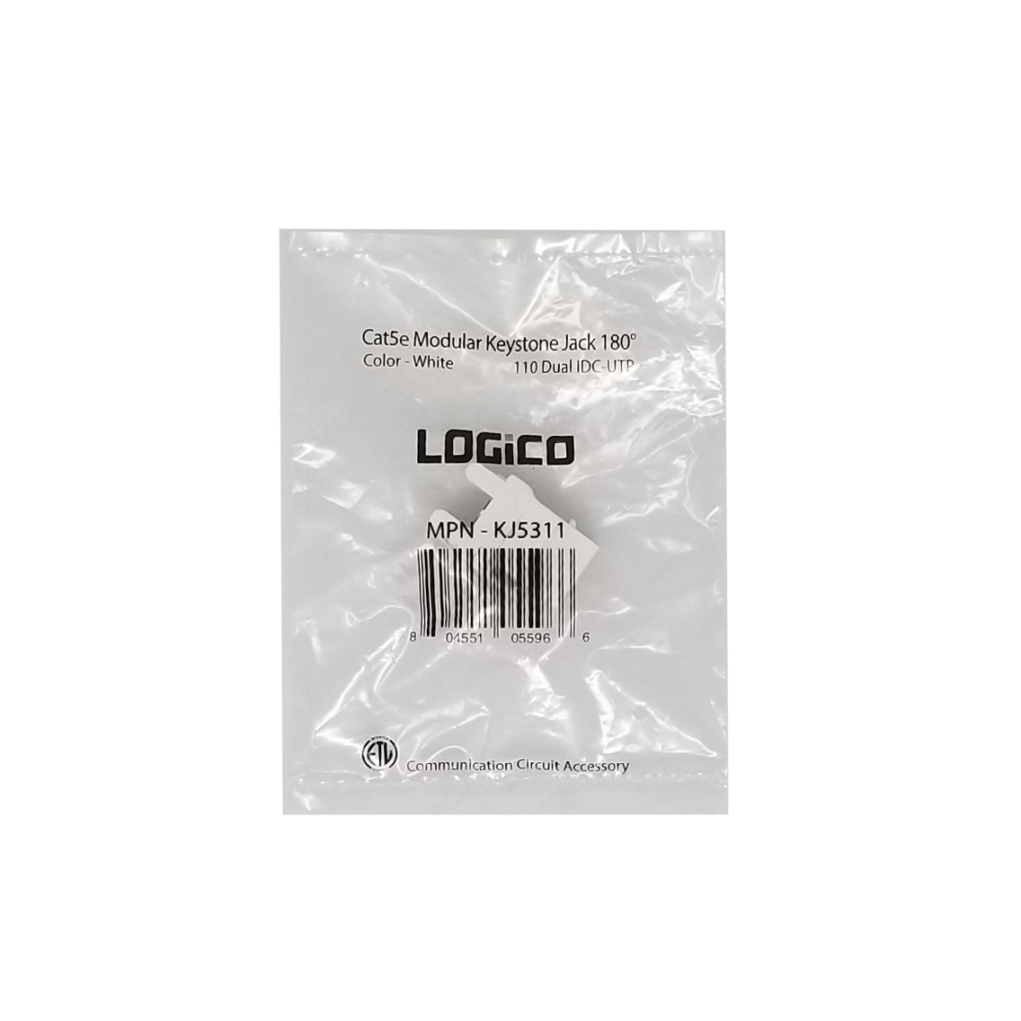 50 pack lot Keystone Jack Cat5e White Network Ethernet 110 ... surface mount ethernet wall jack wiring 