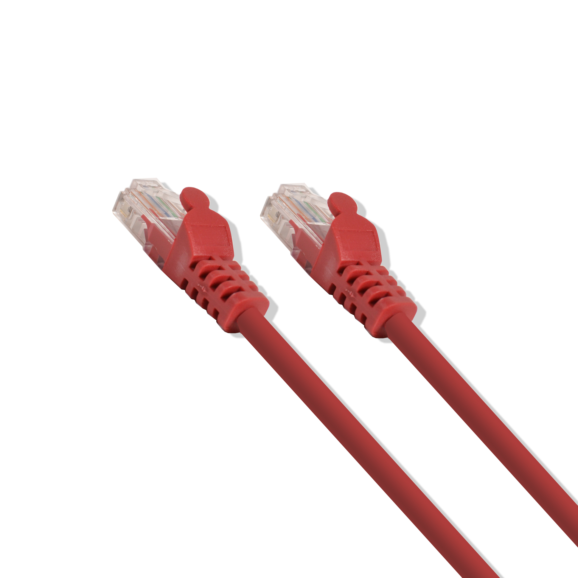 Red 2-feet Premium Cat5e Patch Lan Ethernet Network Cable (10 Pack 