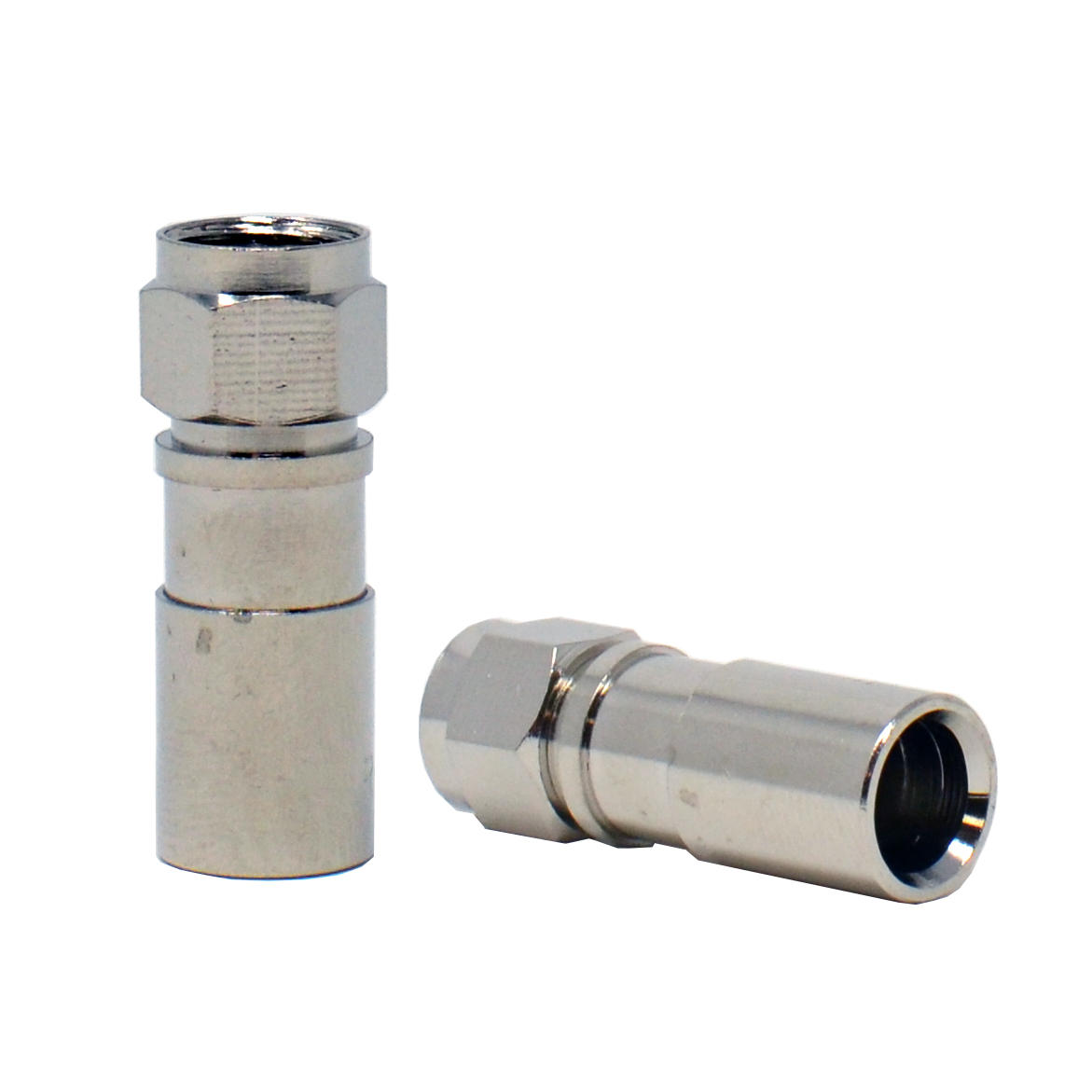 20pcs RG6 Quad Shield Coaxial FType Compression Connector eBay