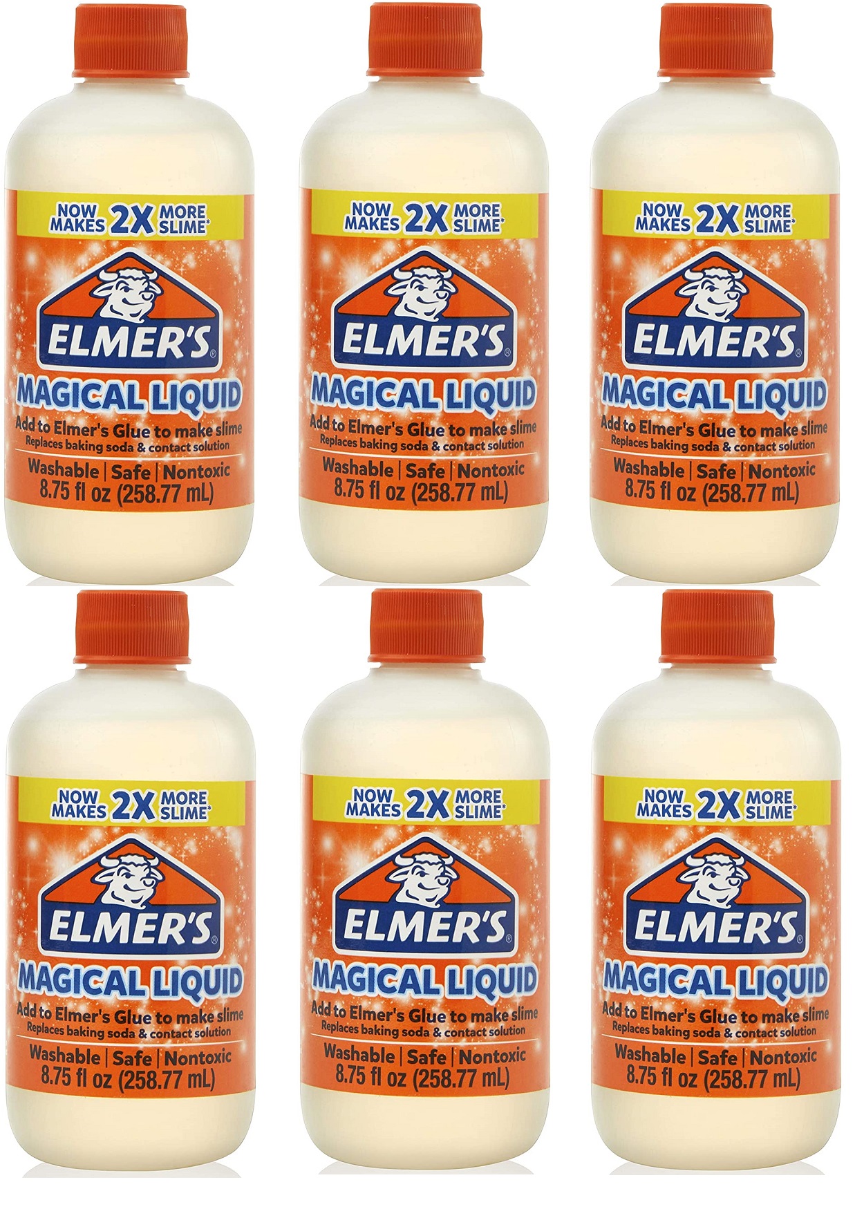Elmers 875oz Magical Slime Activator Liquid Pack Of 6 26000183215