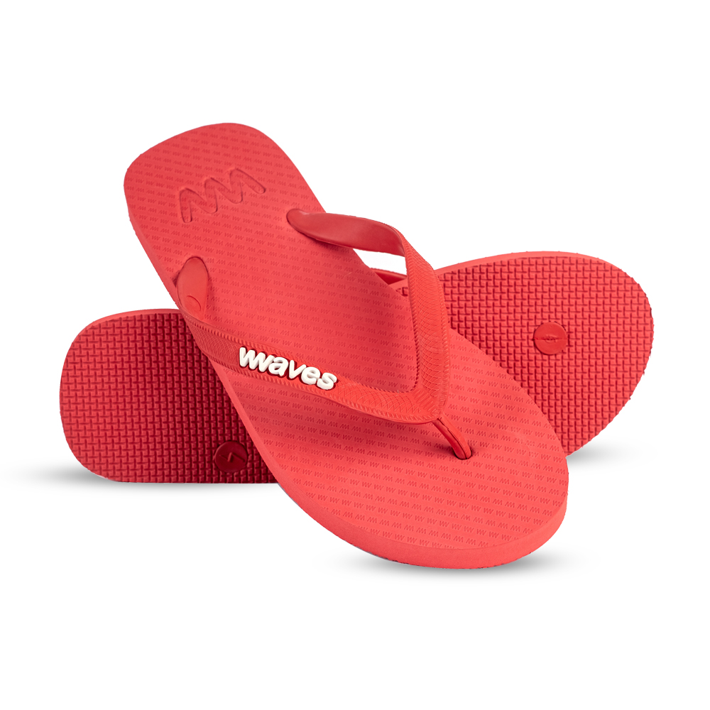 シューズ・サンダルその他 Women's SLIM Red Rubber Flip-Flops Amazon.com: Red Womens Flip Flops Summer Beach Sandals