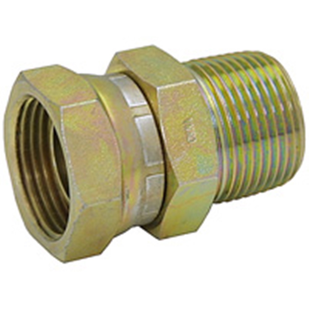 thumbnail image 2 of 1/4 NPT Male To 3/8 NPSM Female Swivel Adapter Fitting – 1404-04-06 2 of 4