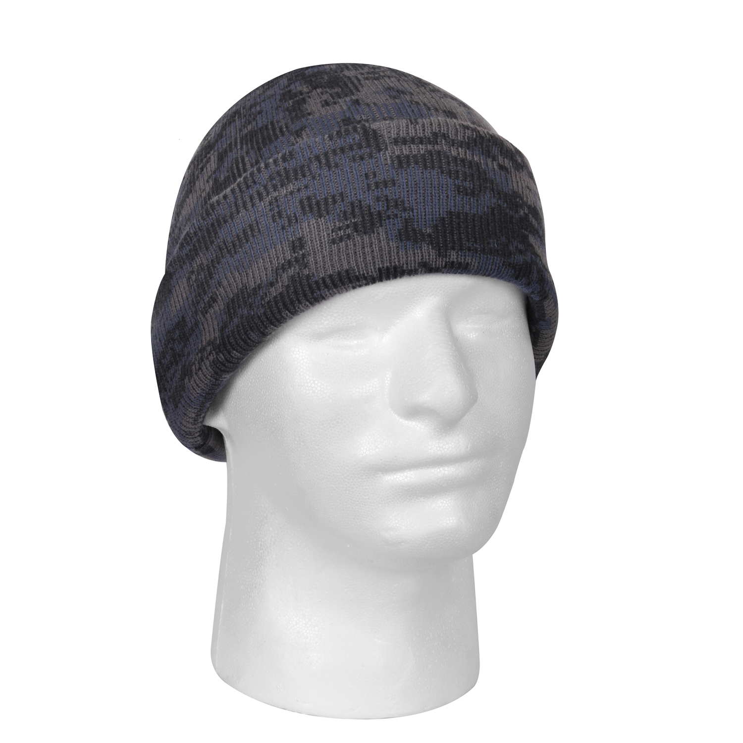 Midnight Camo Deluxe Knitted Hat Acrylic Watch Cap Skiing Hat Free Ship-img-1