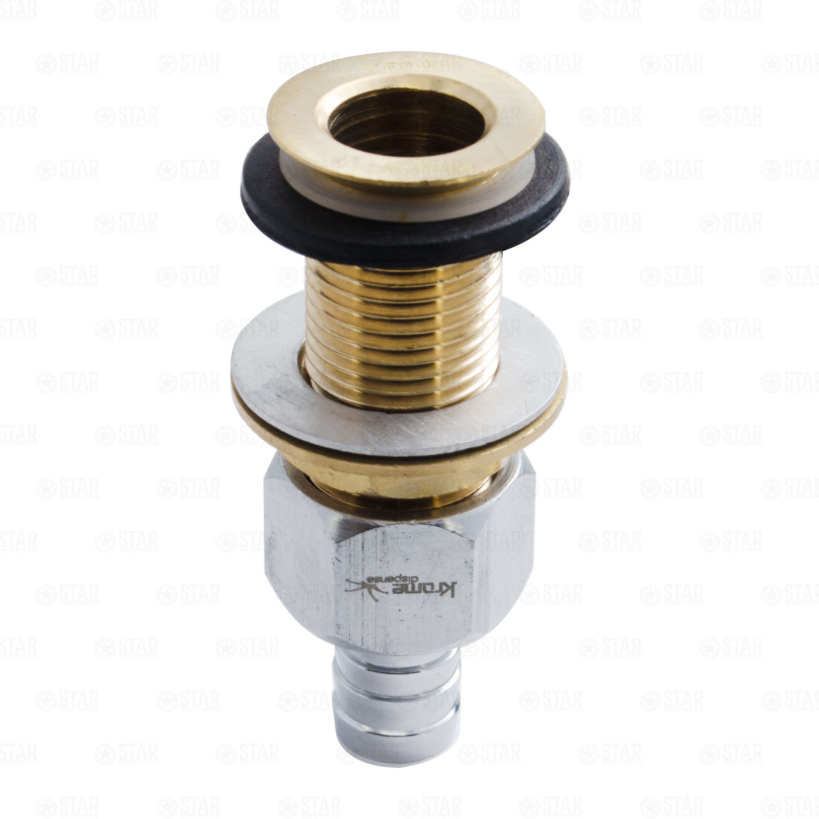 Kegerator Drip Tray Drain Assembly + 3' Hose Kit 2" X 7/8" (1/2" NPT