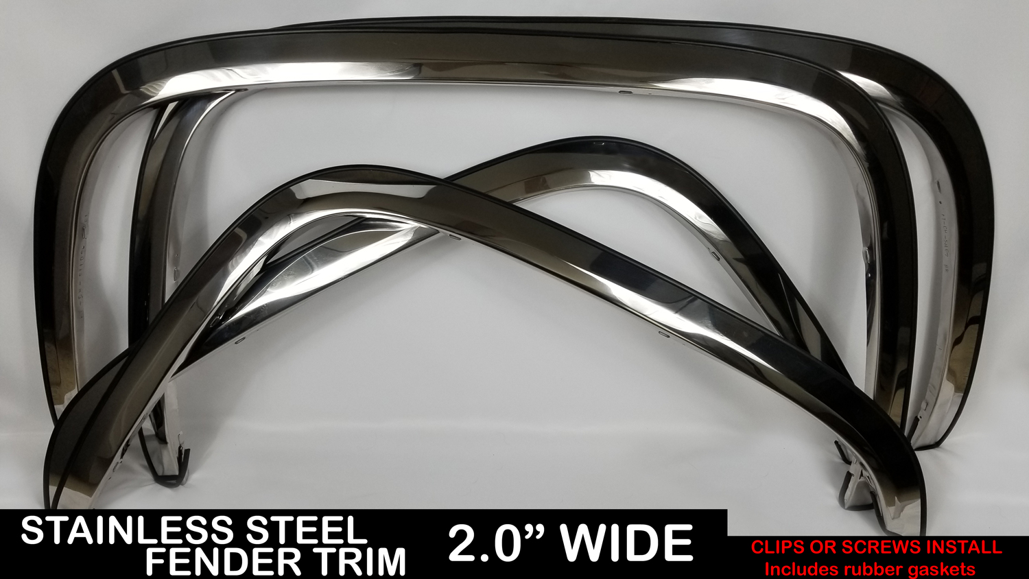 stainless steel fender trim silverado