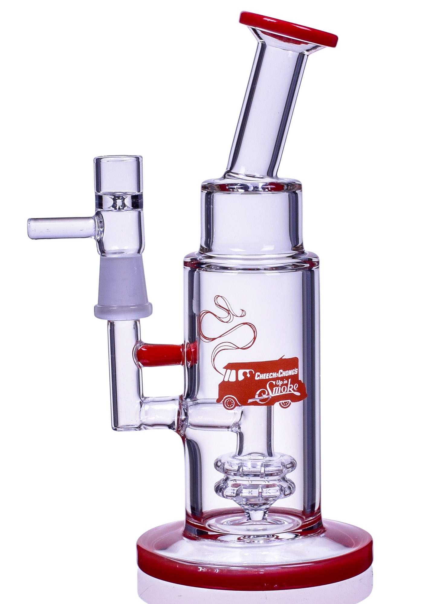 8" Cheech and Chong Up in Smoke BONG Glass Water Pipe COOL BUBBLER