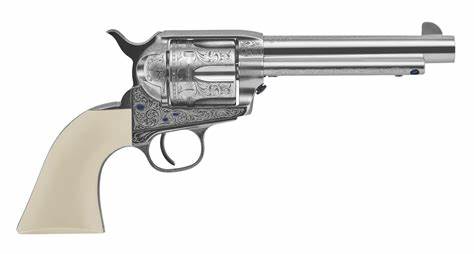 Uberti 1873 Cattleman "Teddy" Outlaws & Lawmen Series 5.5" .45 Colt #356719-img-0