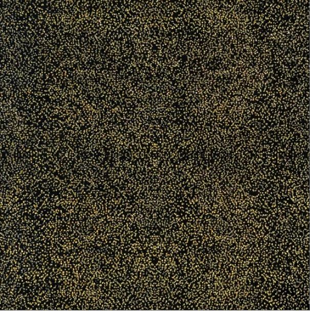 Cotton Radiance Sparkles of Gold on Black Background Metallic Shimmer Glitter Elizabeth Studios Black Cotton Fabric Print by the Yard (GF706BLACK)