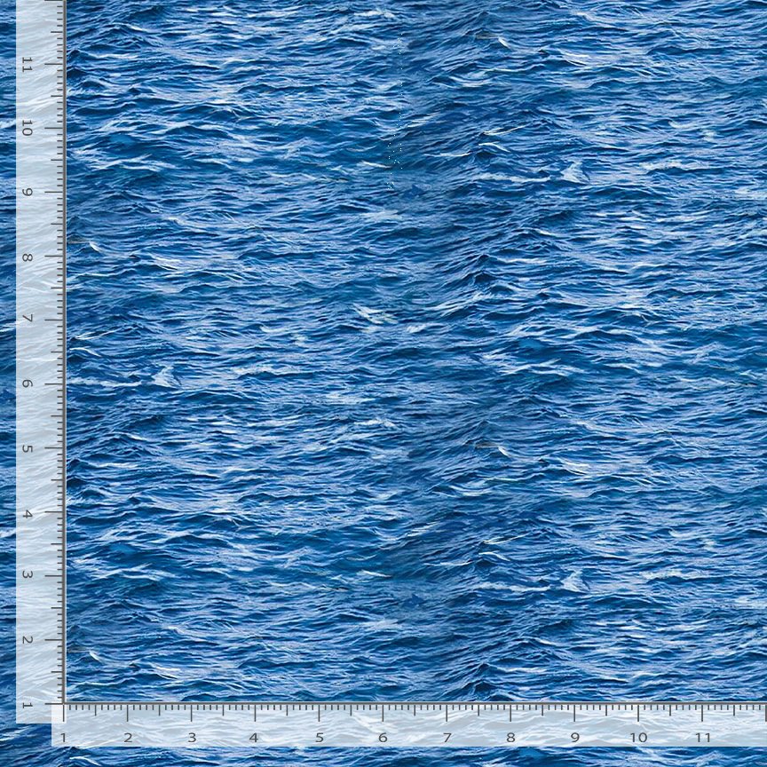 Cotton Beacon of Light Sea Water Waves Coastal Underwater Ocean Nautical Seaside Timeless Treasures Cotton Fabric Print by the Yard (SEA-CD3767)