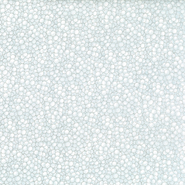 Cotton Winter Magic Snow Dots Circles Snowballs Hoffman California Fabrics Frost Silver Cotton Fabric Print by the Yard (G8556-113S)