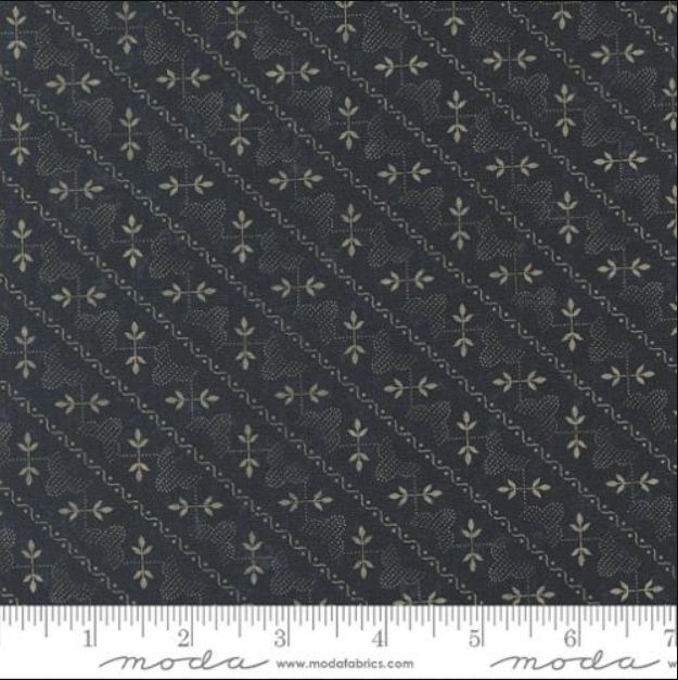 Cotton Wheatland Kansas Troubles Cornflower Leaves Dotted Pattern Moda Fabrics Cotton Fabric Print by the Yard (9794-14)