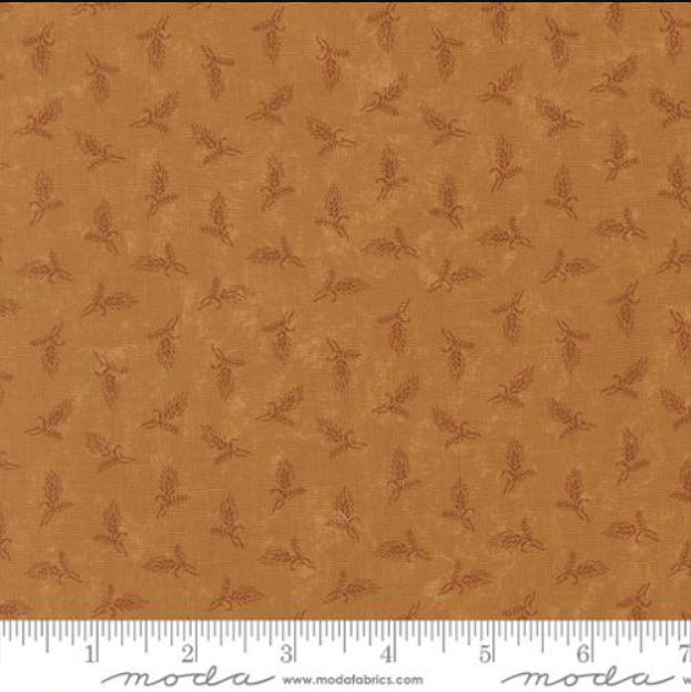 Cotton Wheatland Kansas Troubles Flax Wheat Rustic Grain All Over Moda Fabrics Cotton Fabric Print by the Yard (9791-12)