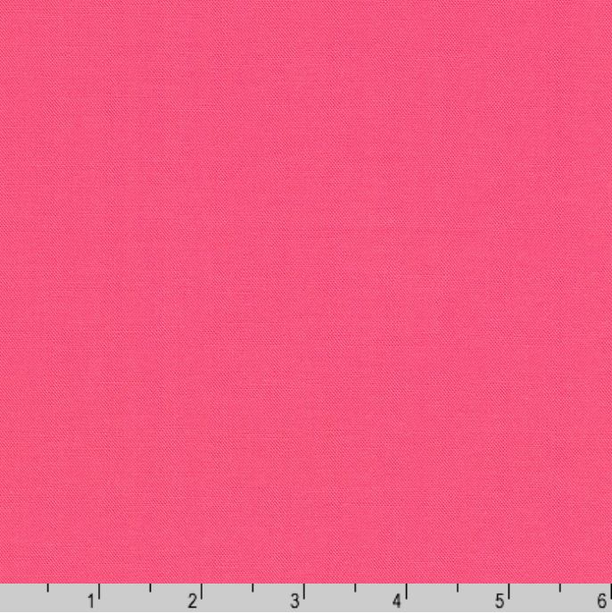Cotton Kona Cotton Solid Pink Robert Kaufman Azalea Cotton Fabric Print by the Yard (K001-419AZALEA)