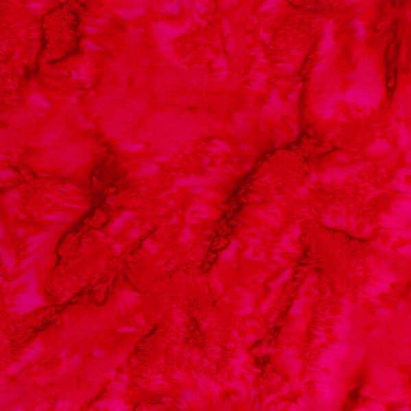 Cotton Bali Batik Watercolors Red Hoffman California Fabrics Cotton Fabric Print by the Yard (1895-5-RED)
