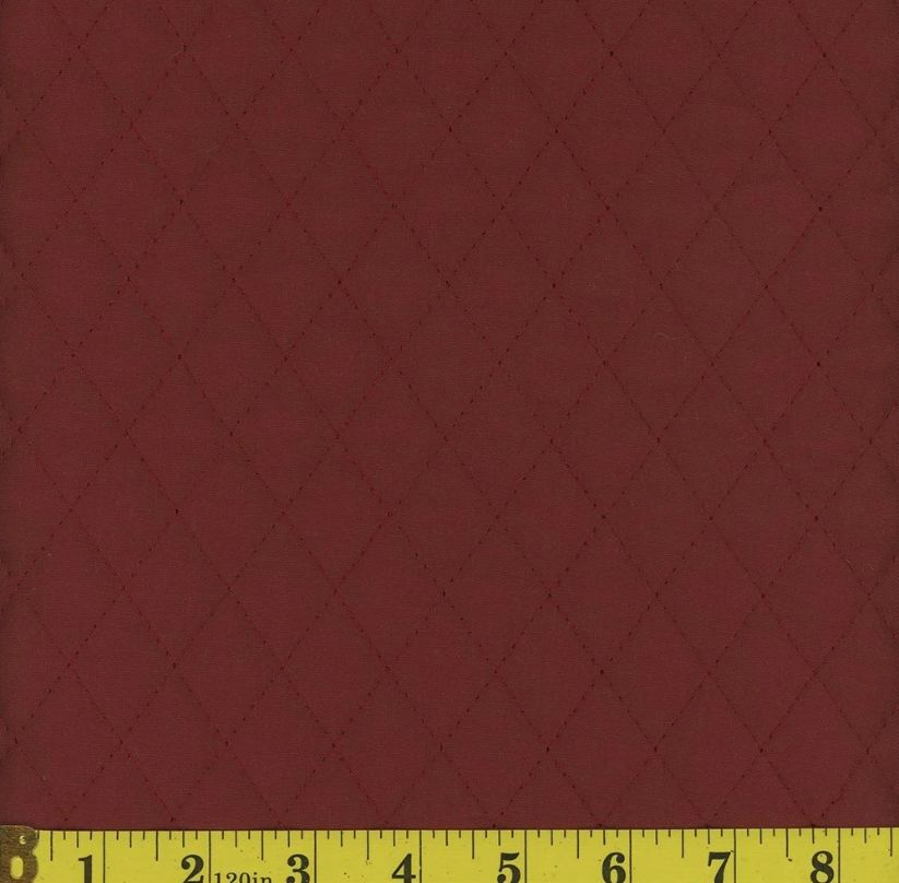Double-Face Quilted Reversible Burgundy Syrah Solid 42
